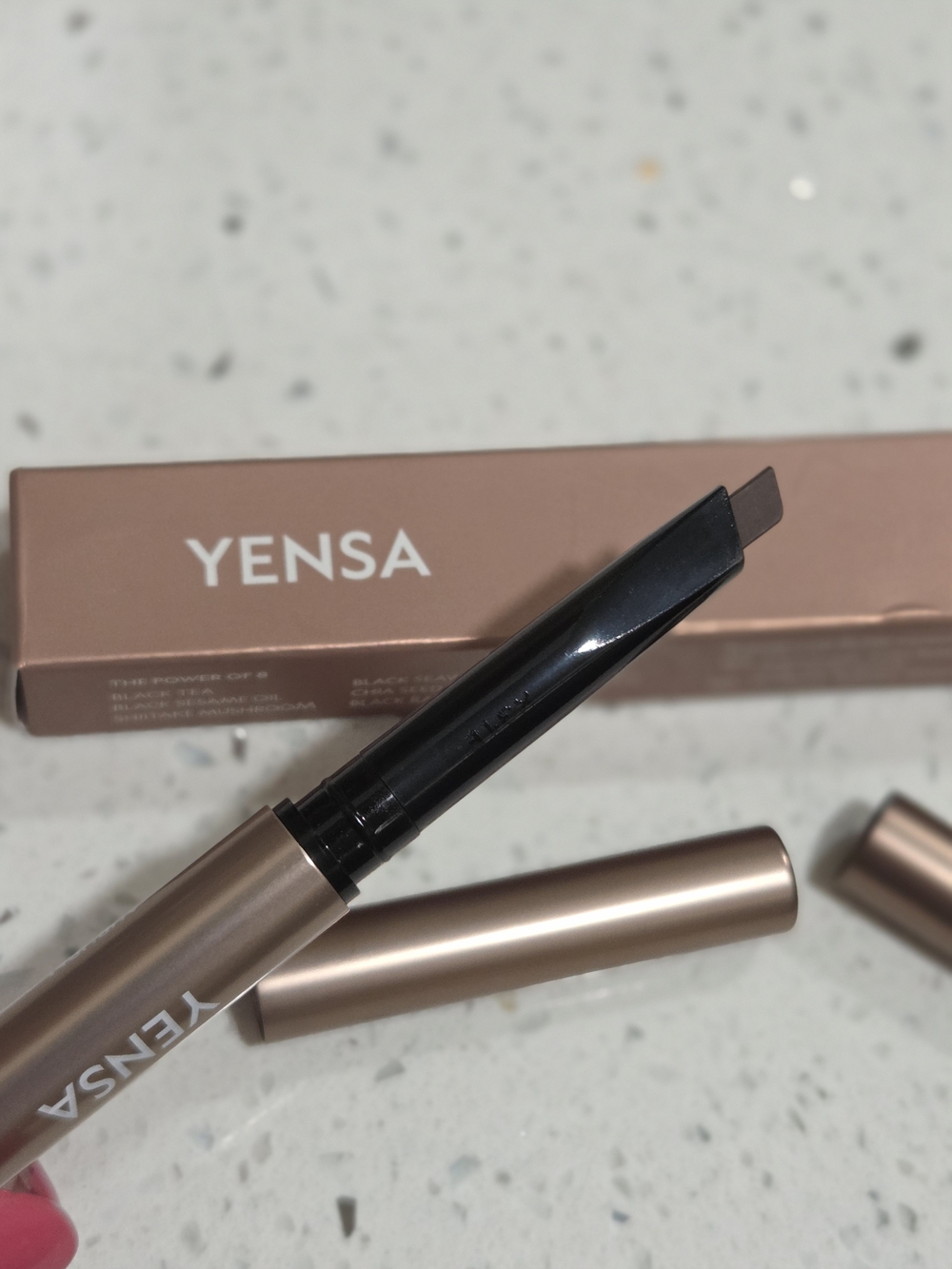 Yensa Super Brow Defining Sculpting Pencil And Brush In Auburn